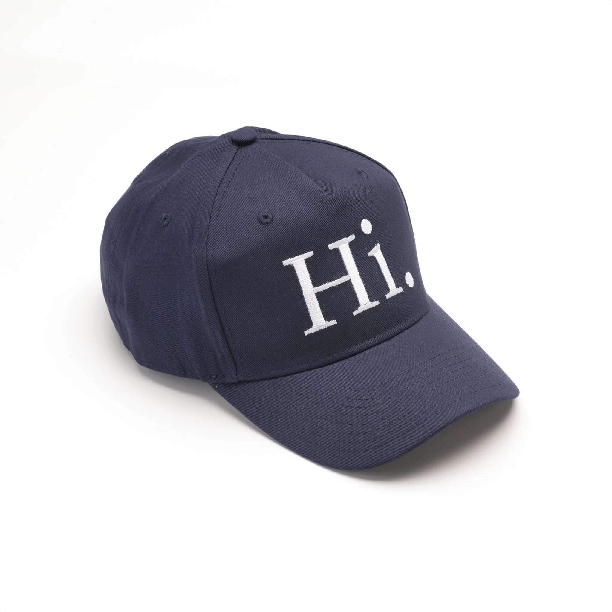 Punkt. Baseball cap with message ‘Hi. Human intelligence’ - Image 15