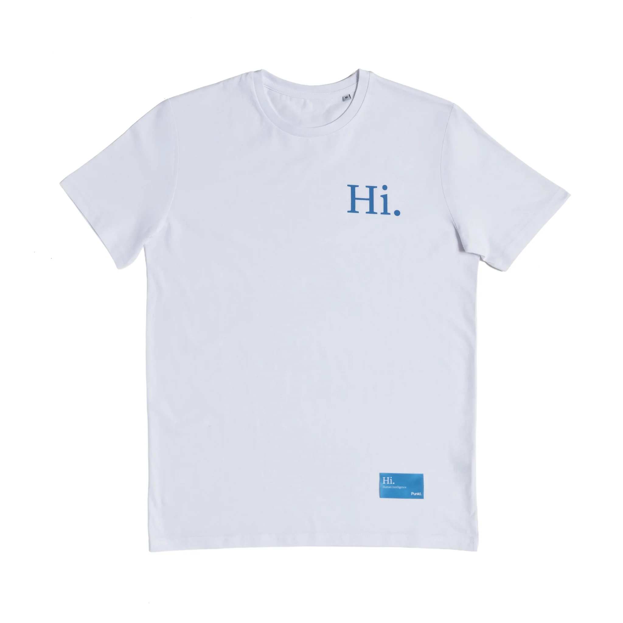 Punkt. T-shirt with message ‘Hi. Human intelligence’ - Image 3